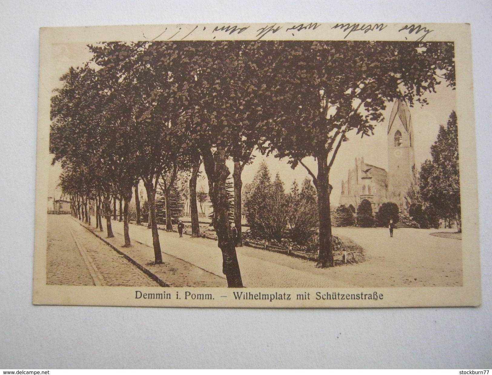 DEMMIN , 1928 , Schöne Karte   Verschickt  ,   2  Scans - Demmin