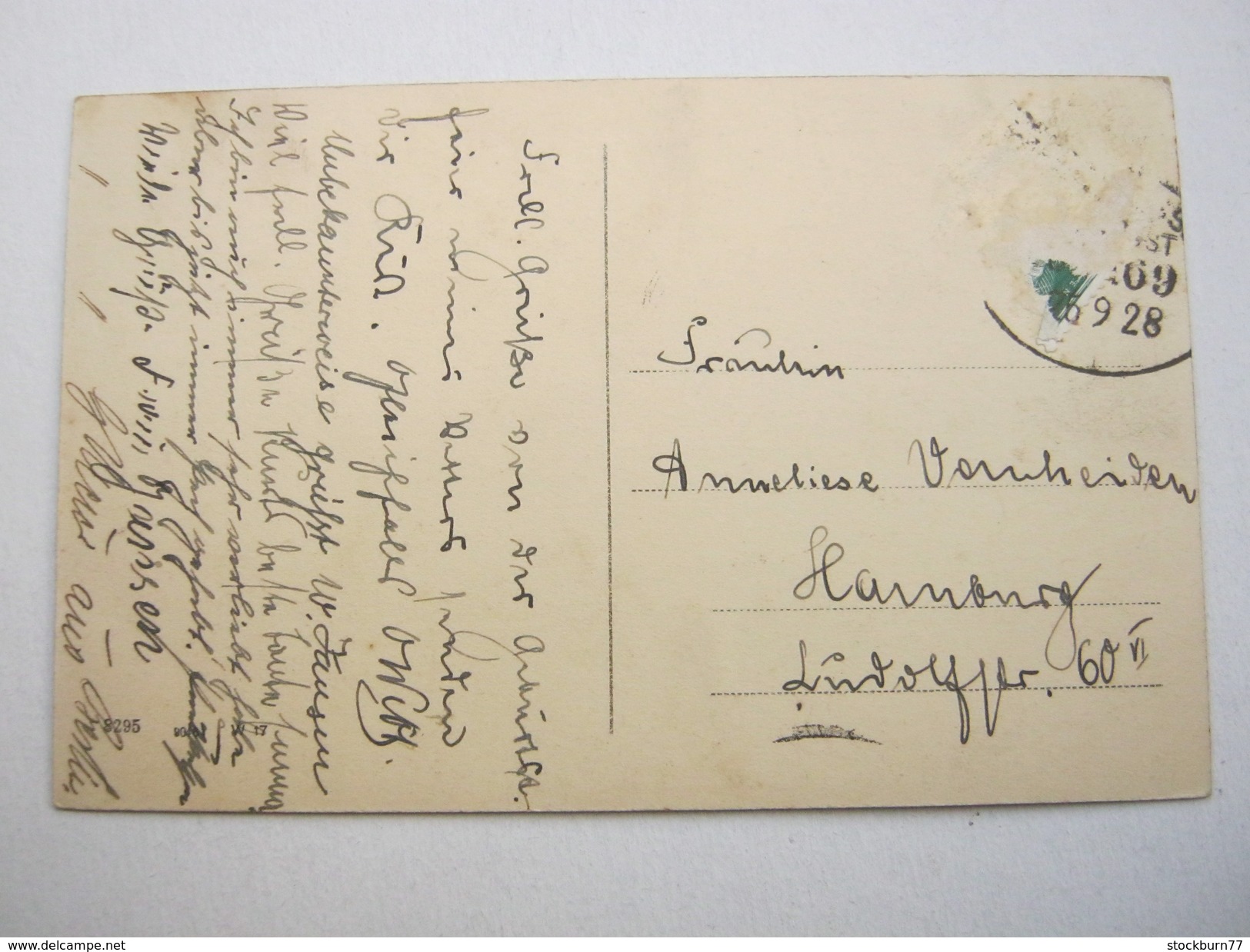 DEMMIN , 1928 , Schöne Karte   Verschickt  ,   2  Scans - Demmin