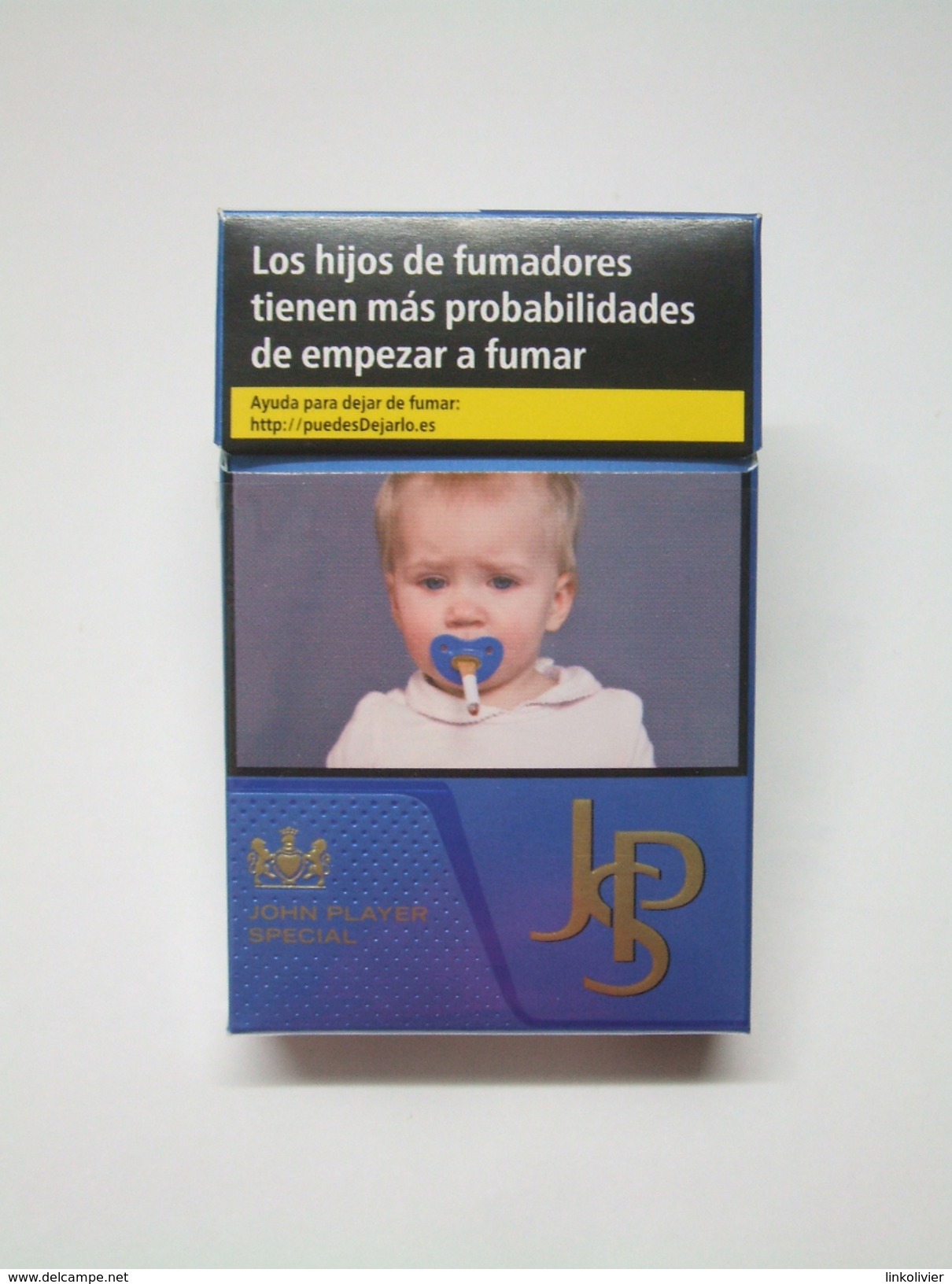 BOÎTE JPS Blue, étui à CIGARETTES Vide En Carton John Player Special - Etuis à Cigarettes Vides