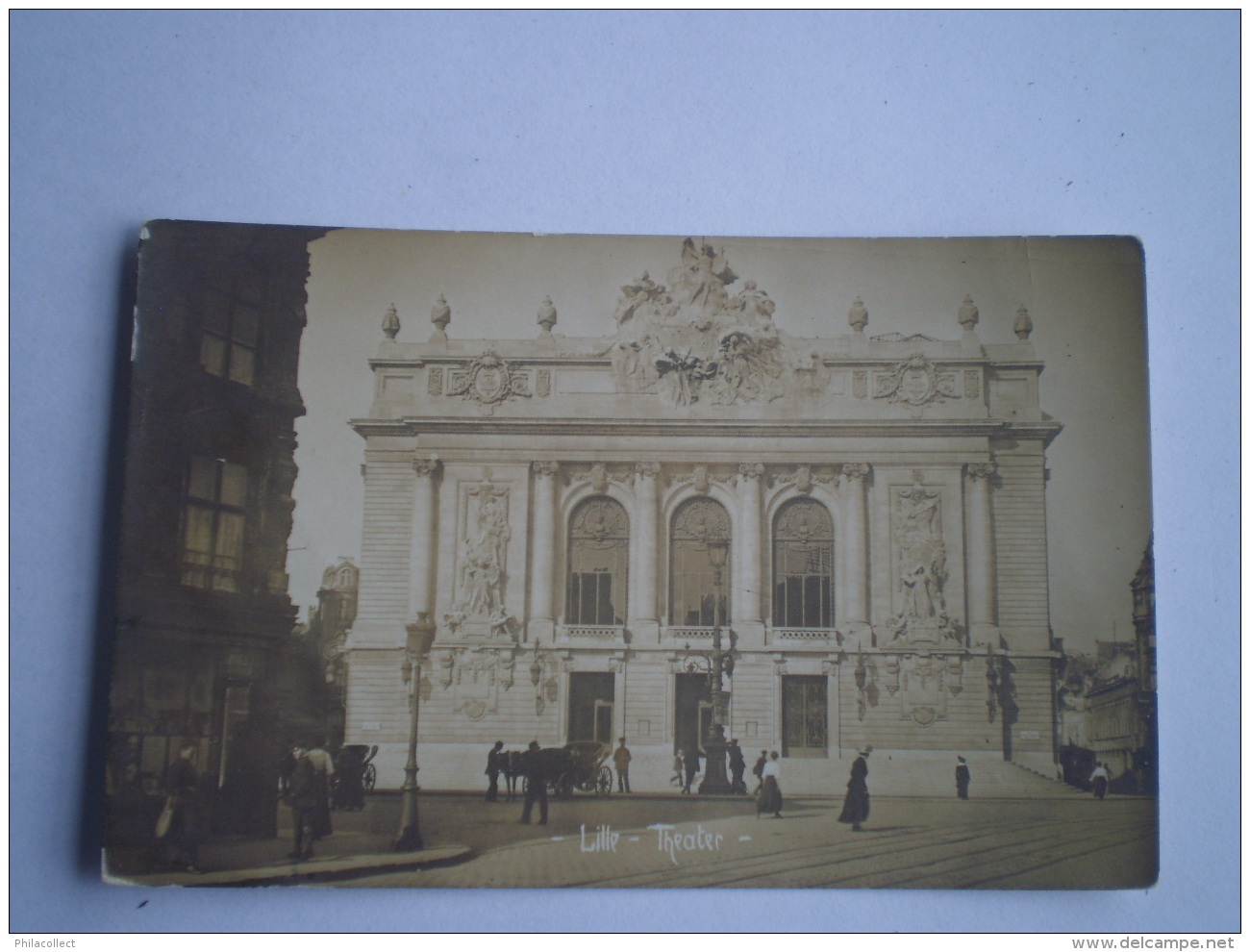 Lille (59) Carte Photo // Theater (animee) 1918 TOP - Lille