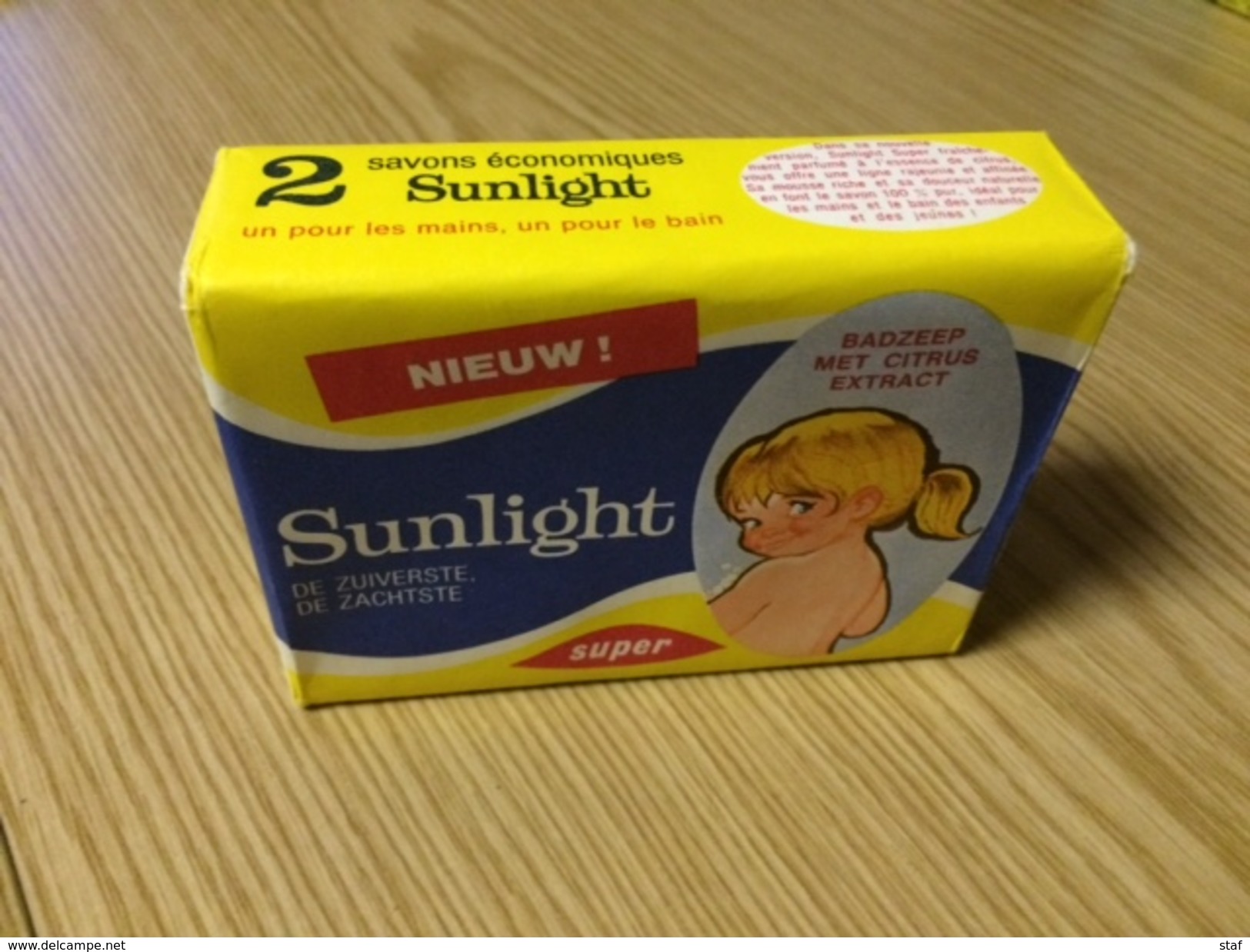 Sunlight Zeep Savon Soap +/- 1945-1950 - Autres & Non Classés