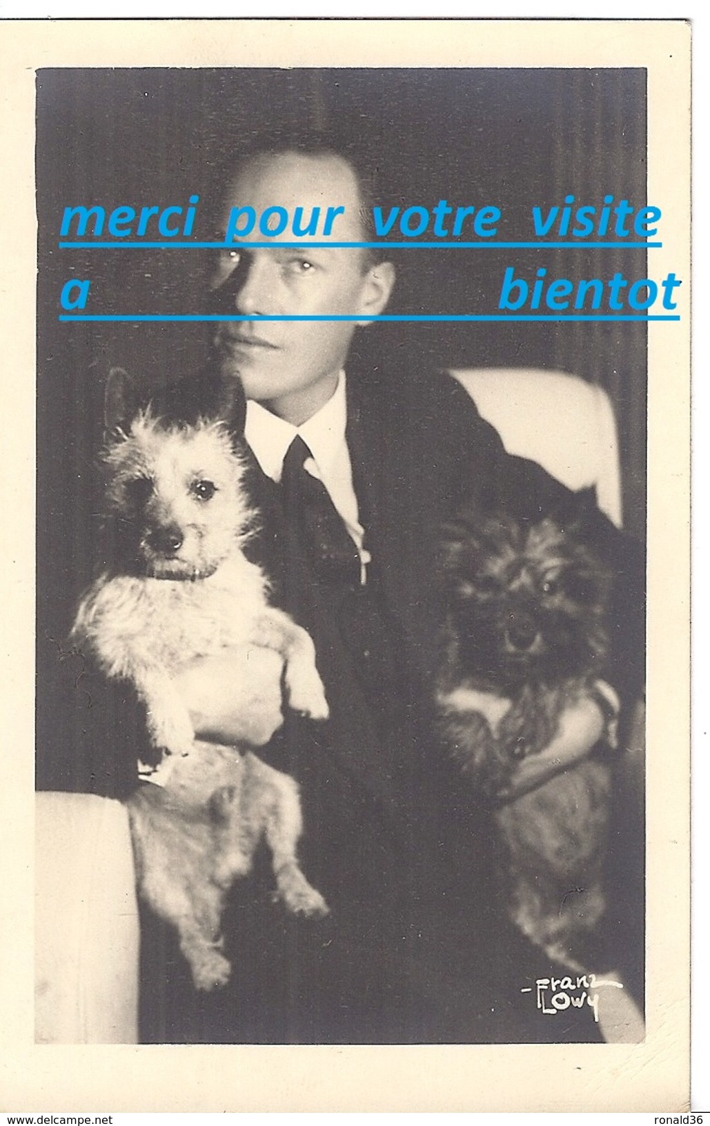 Cpp FRANZ LOWY Portrait Yorkshire / Oswald De Vitrolles ? PELLETIER SERRE PARINAUD RIVIERE GEORGES DAVID GUILLAUMIN ? - Genealogie