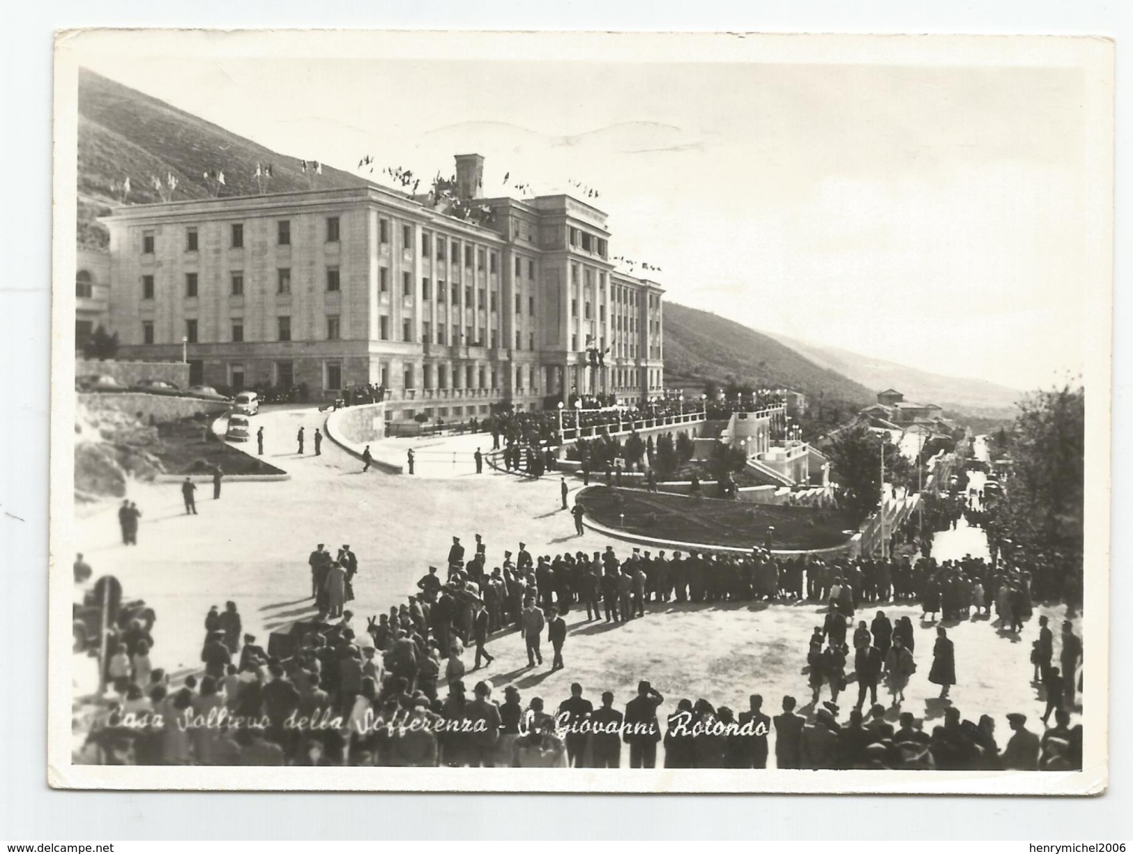 Italie - Italia - Italy - Puglia - Foggio Carte Photo Casa Sollieno Della Sofferenza S Giovanni Rotondo - Foggia