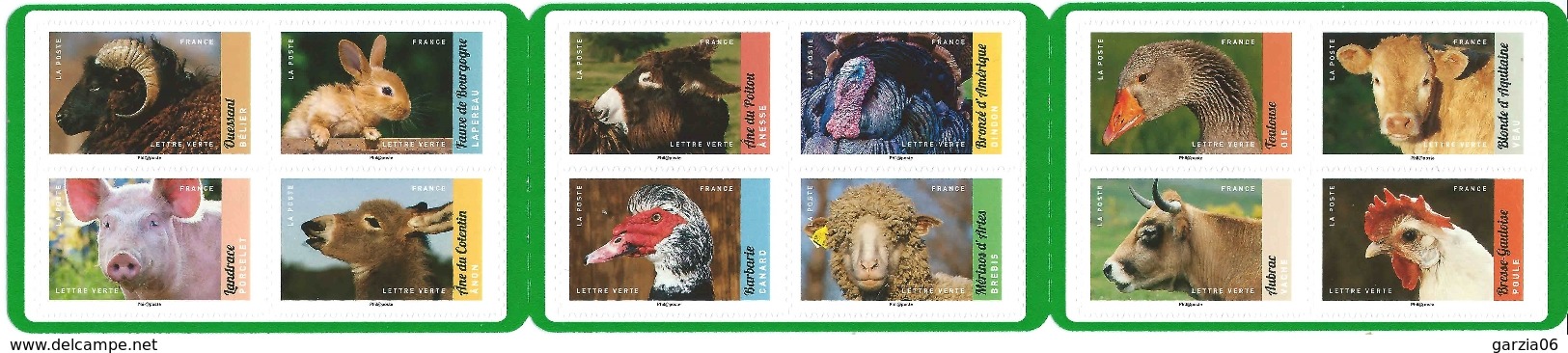 France - 2017 - Carnet  Animaux D' élevage   - Neuf ** - MNH - Commémoratifs