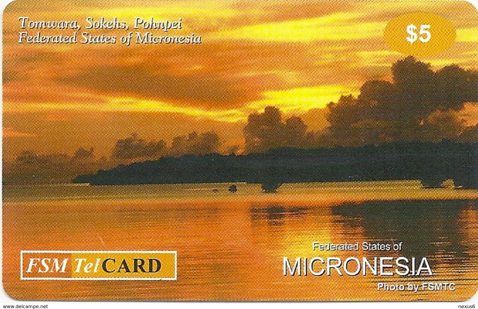 Micronesia - FSMTC - Tomwara - FSM-R-129 - 5$ Remote Mem. Used - Micronésie