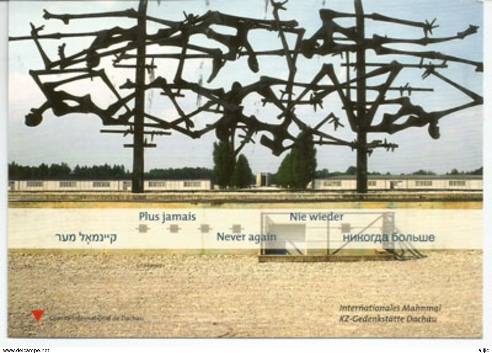 DACHAU: Concentration Camp Memorial, Adressée ANDORRA, Avec Timbre à Date Arrivée - Histoire