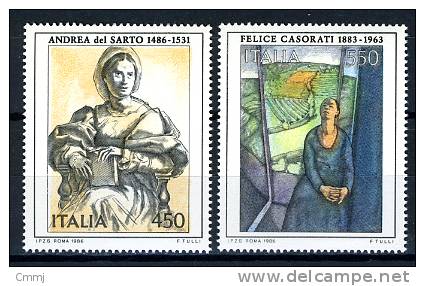 1986 -  Italia - Italy -  Catg. Sass. 1787/88 - Mint - MNH - - 1981-90: Mint/hinged