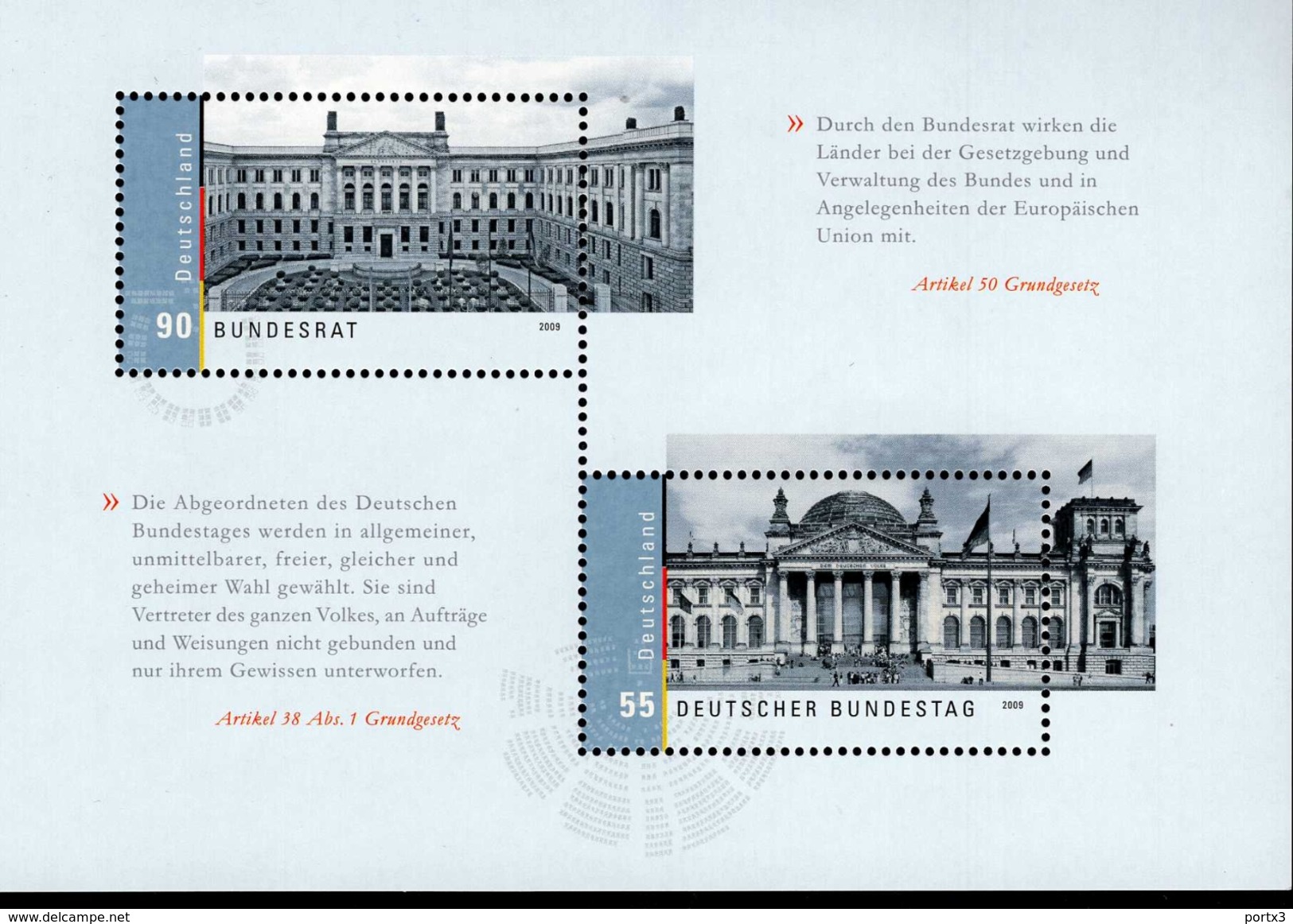 Bund Block 76 Bundestag Und Bundesrat ** Postfrisch, MNH, Neuf - Andere & Zonder Classificatie