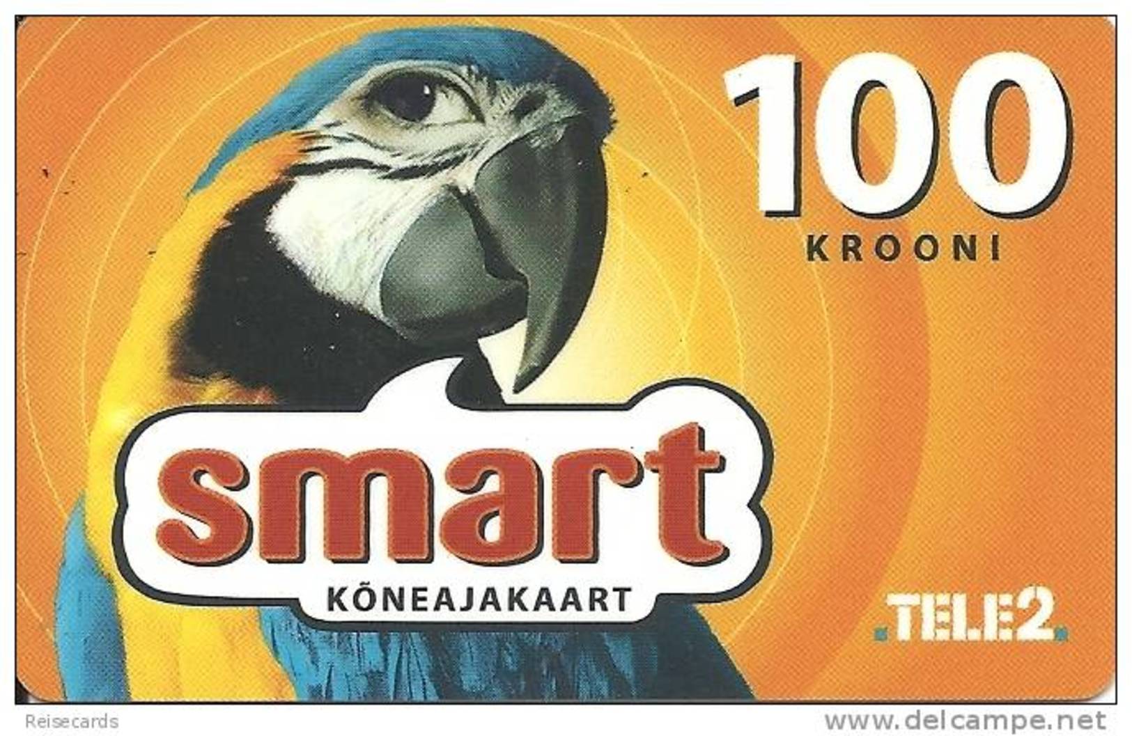 Prepaid: Tele 2 Smart 100, Parrot - Estonia