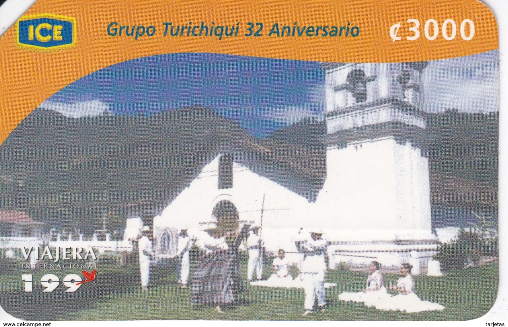 TARJETA DE COSTA RICA DEL GRUPO TURICHIQUI - Costa Rica