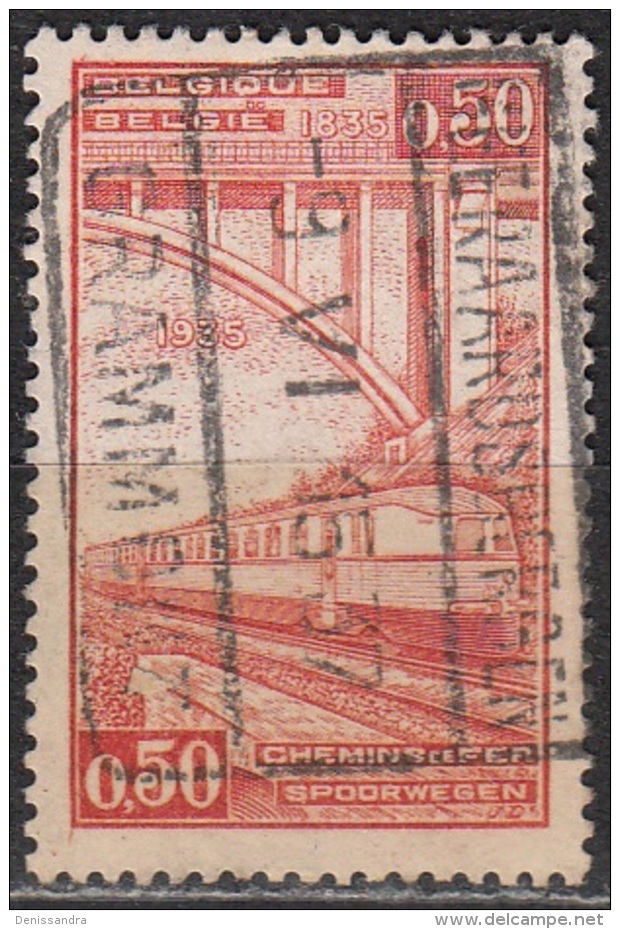 Belgique 1935 COB Colis Postaux 182 O Cote (2016) 0.40 Euro Locomotive Diesel Cachet Rond - Andere & Zonder Classificatie