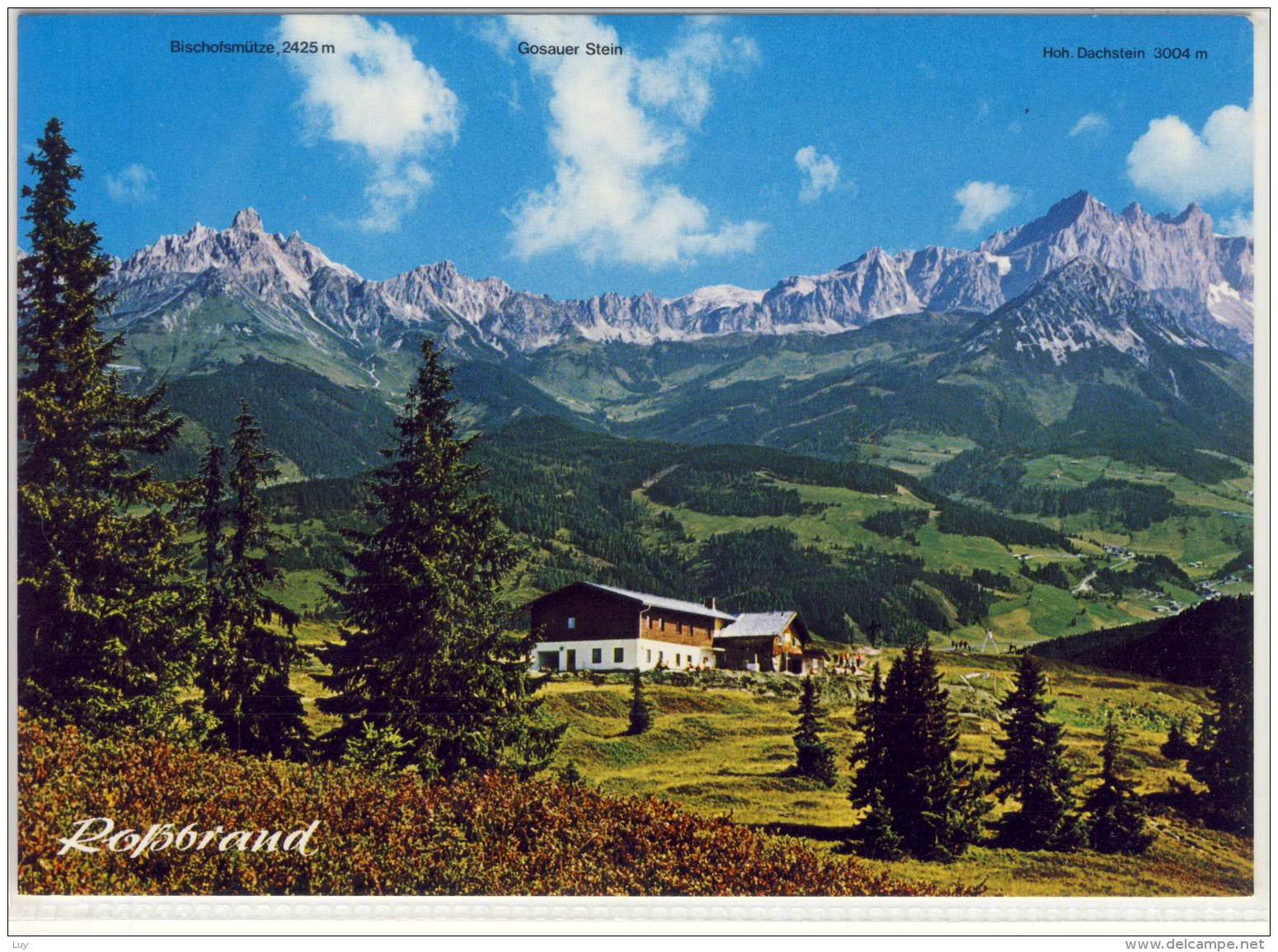 RADSTADT -  RADSTÄDTER HÜTTE Am Rossbrand M. Blick Auf Dachstein Massiv - Radstadt