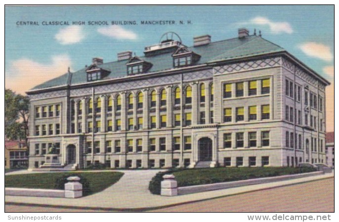 New Hampshire Manchester Central Classical High School Building - Manchester