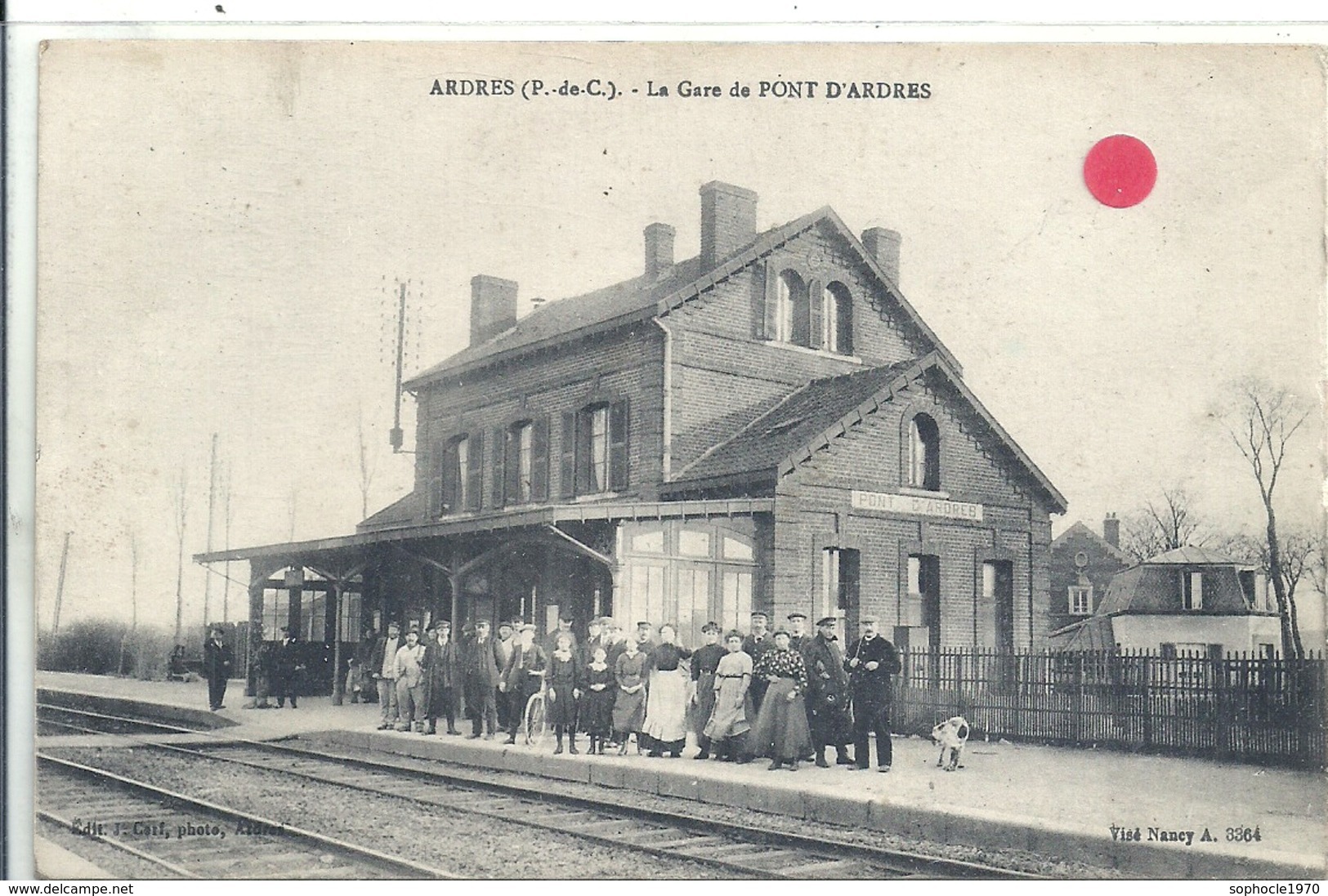 PAS DE CALAIS - 62  - PONT D'ARDRES - La Gare - Top Animation Sur Le Quai - Ardres