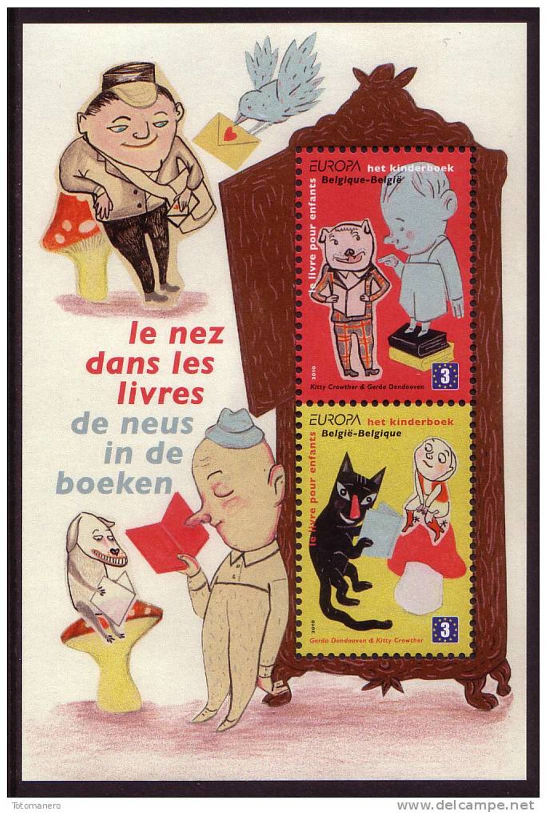 BELGIUM/Belgien/Belgie EUROPA 2010 Children's Books,  Block** - 2010