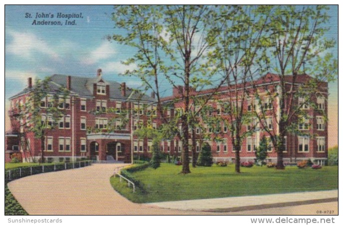 Indiana Anderson St John's Hopsital Curteich - Anderson