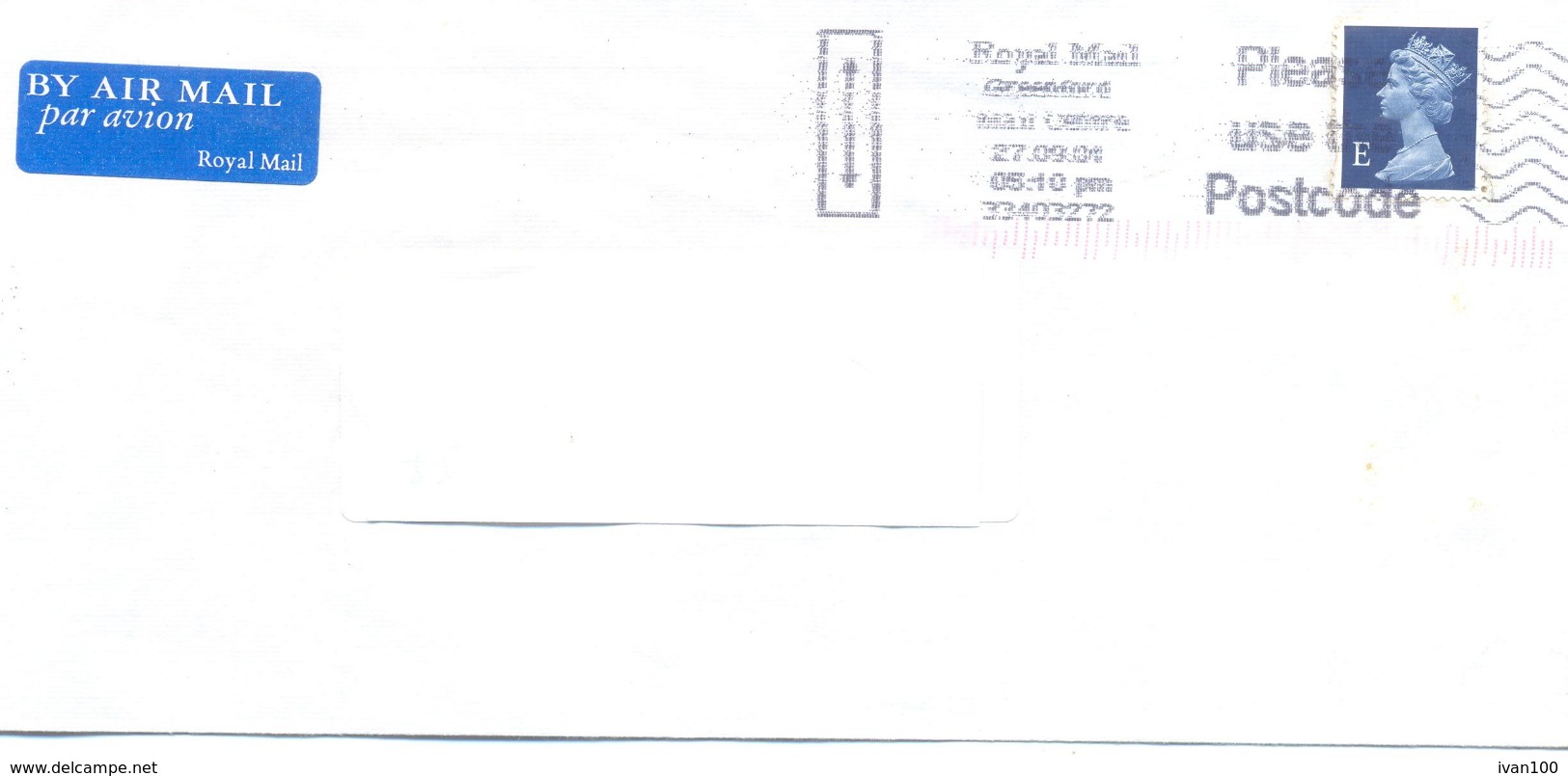 2001. Great Britain, The Letter Sent By Air-mail Post To Moldova - Lettres & Documents