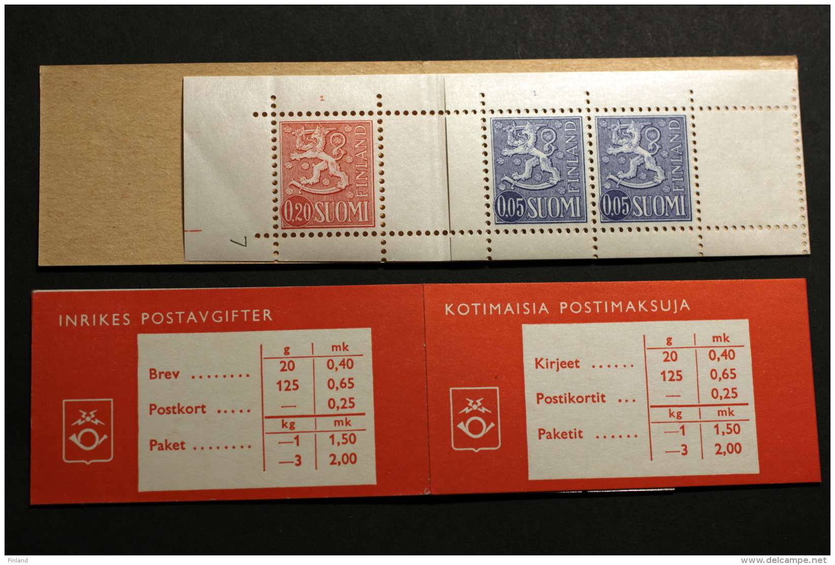 Finland   Slot Machine Booklet HA3 ** MNH  #045 - Blocks & Kleinbögen