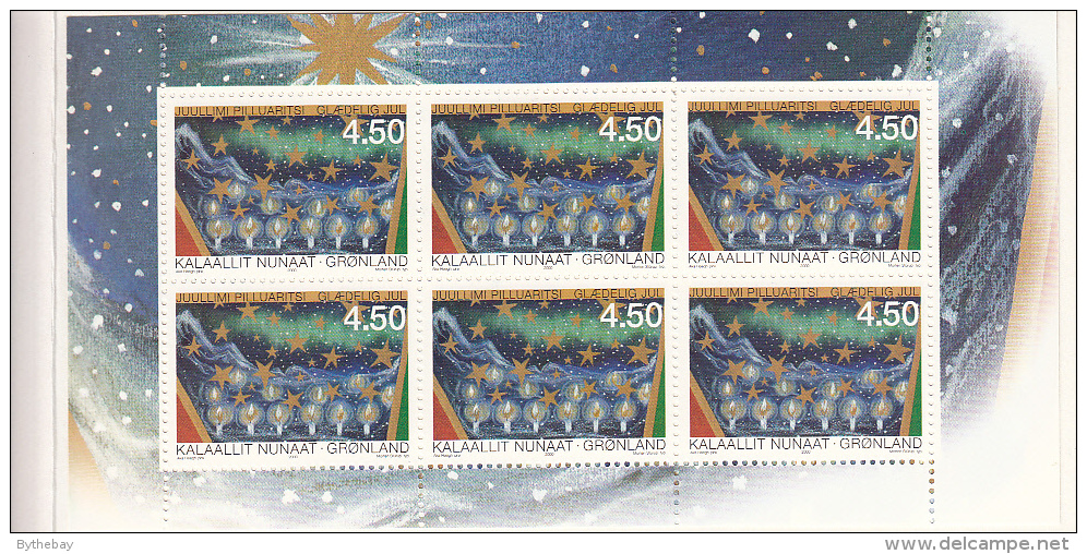 Greenland Booklet 2000 Christmas - Star, Candles - Carnets