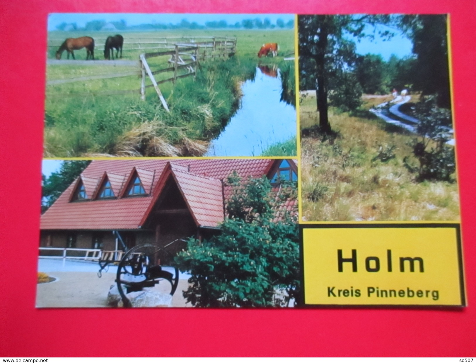 I1- Germany Postcard-Holm,Kreis Pinneberg - Pinneberg