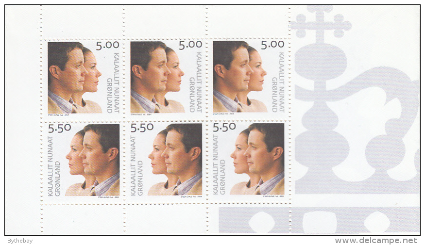 Greenland Booklet 2004 Wedding Crown Prince Frederik, Mary Donaldson - Postzegelboekjes