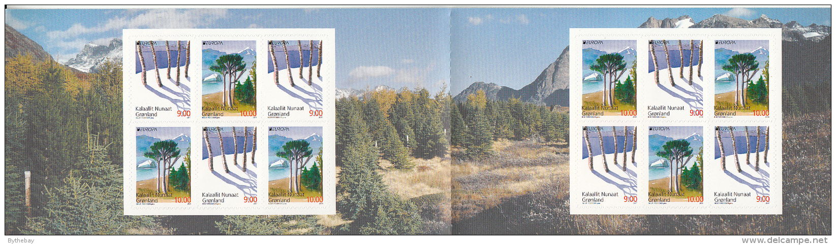 Greenland Booklet 2011 EUROPA - Trees - Carnets