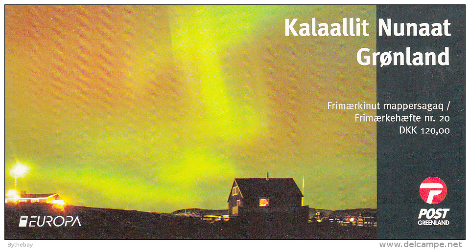 Greenland Booklet 2012 EUROPA Northern Lights, Icebergs - 2012