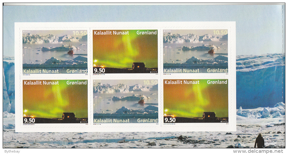 Greenland Booklet 2012 EUROPA Northern Lights, Icebergs - 2012