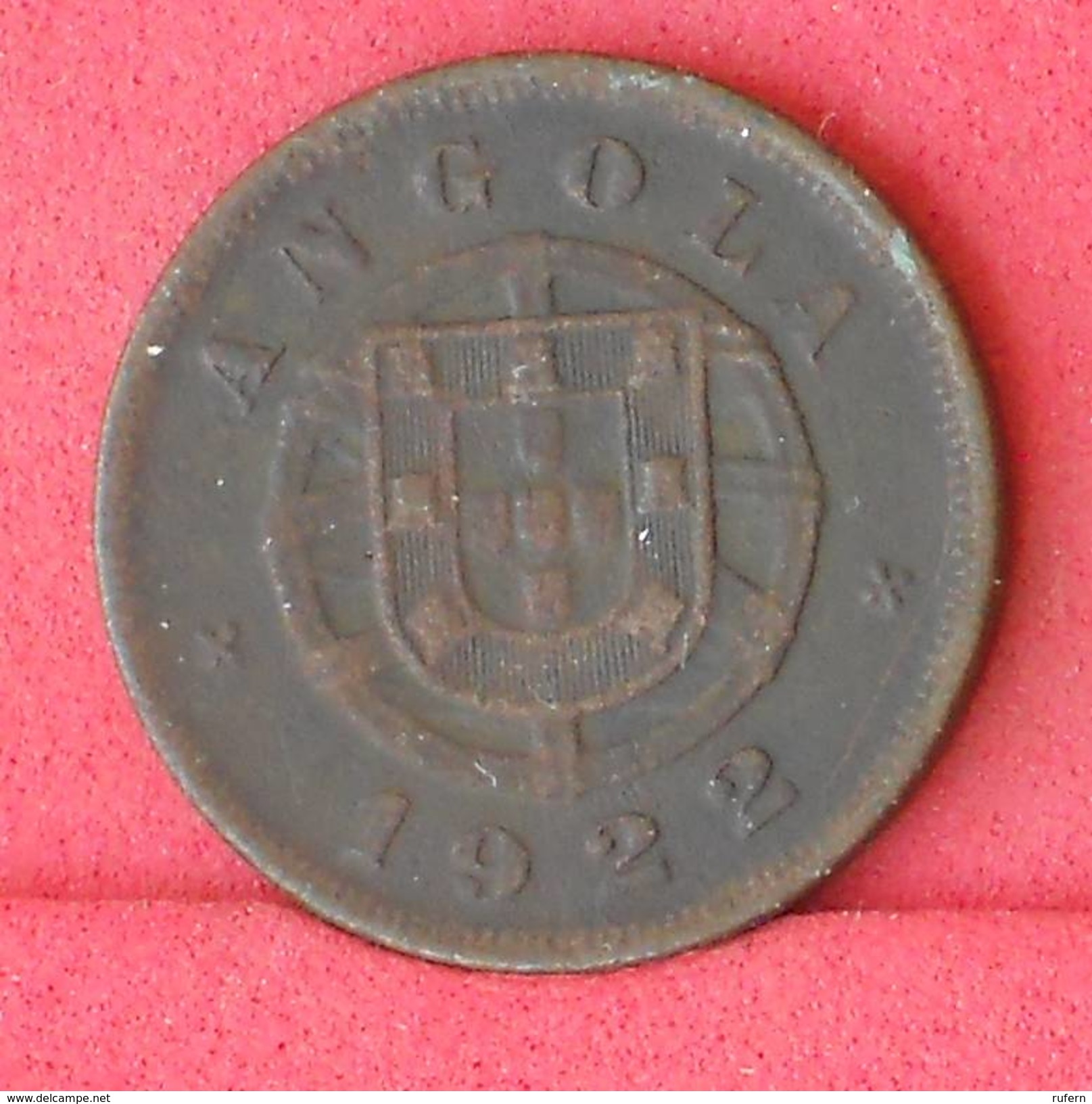 ANGOLA 5 CENTAVOS 1922 -    KM# 62 - (Nº18047) - Angola