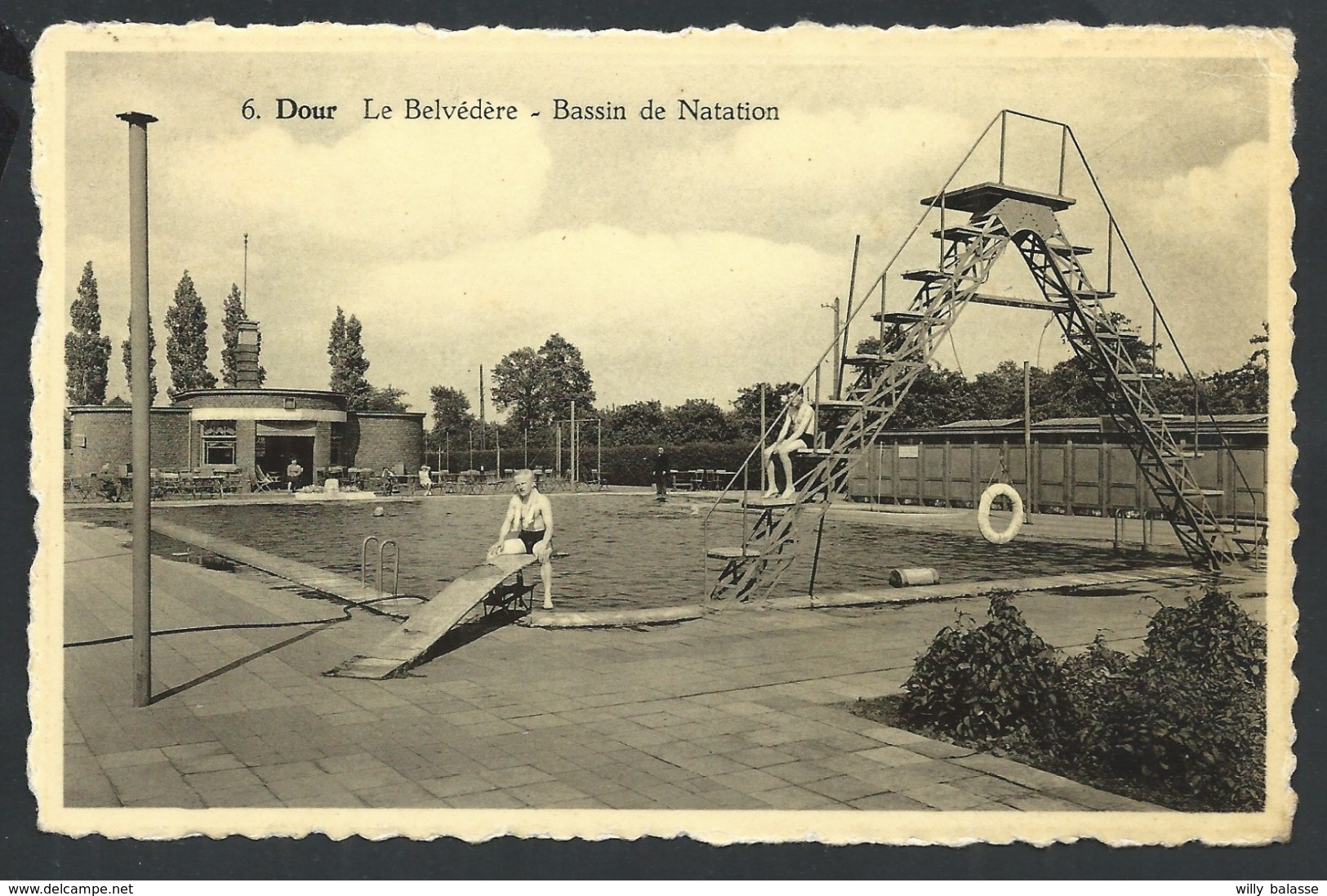 +++ CPA - DOUR - Belvédère - Bassin De Natation  // - Dour