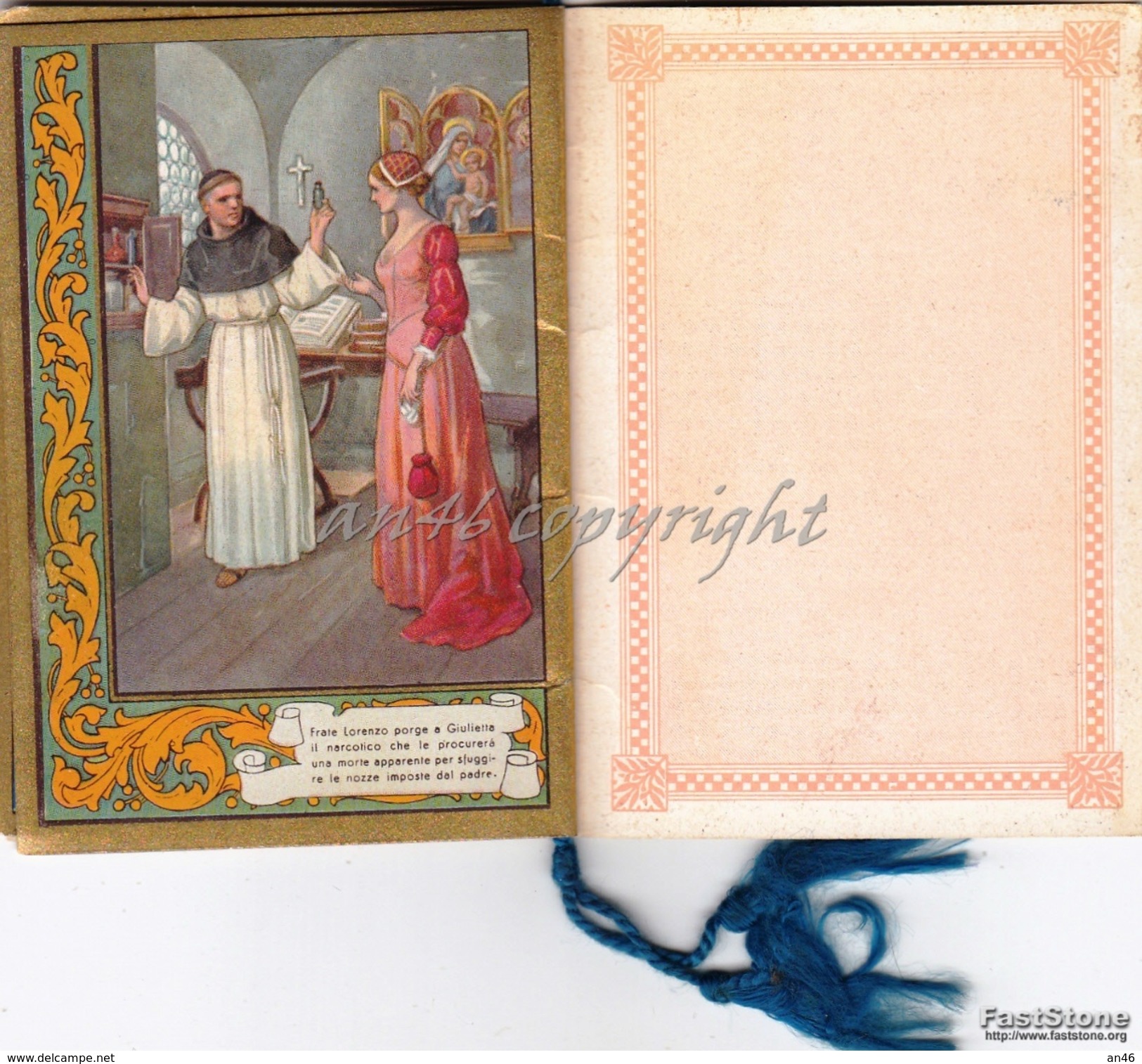 CALENDARIETTO_ALMANACCO_del 1931-"Giulietta e Romeo"_-Completo-Originale 100%