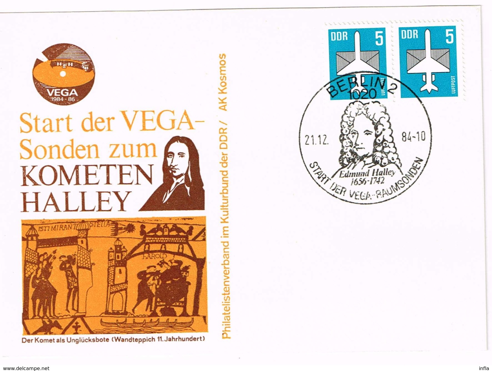 Sammlung zum Kometen Halley FDC, Ganzsachen, Sonderstempel .... 61 Artikel