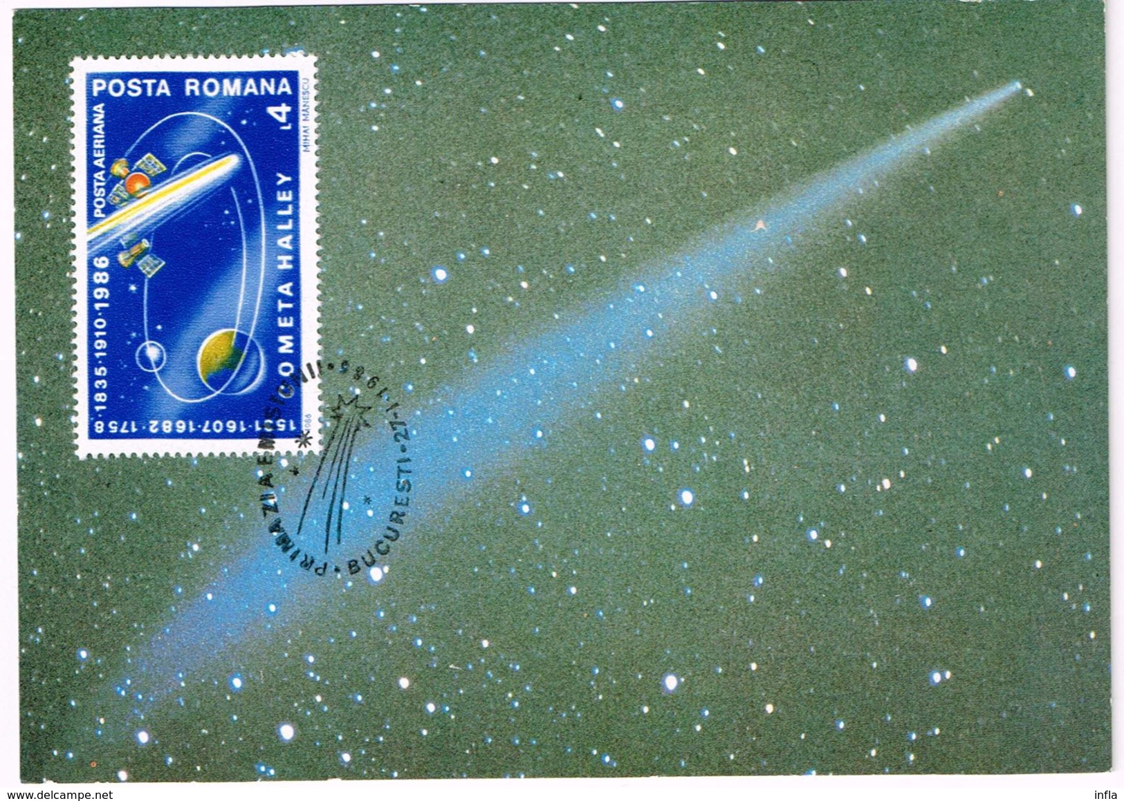 Sammlung zum Kometen Halley FDC, Ganzsachen, Sonderstempel .... 61 Artikel