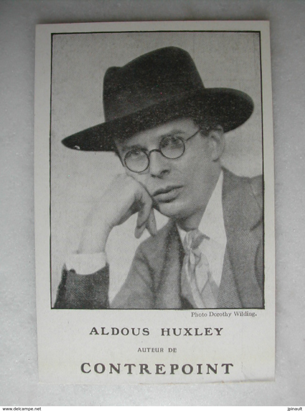 Aldous Huxley - Auteur De Contrepoint - Ecrivains