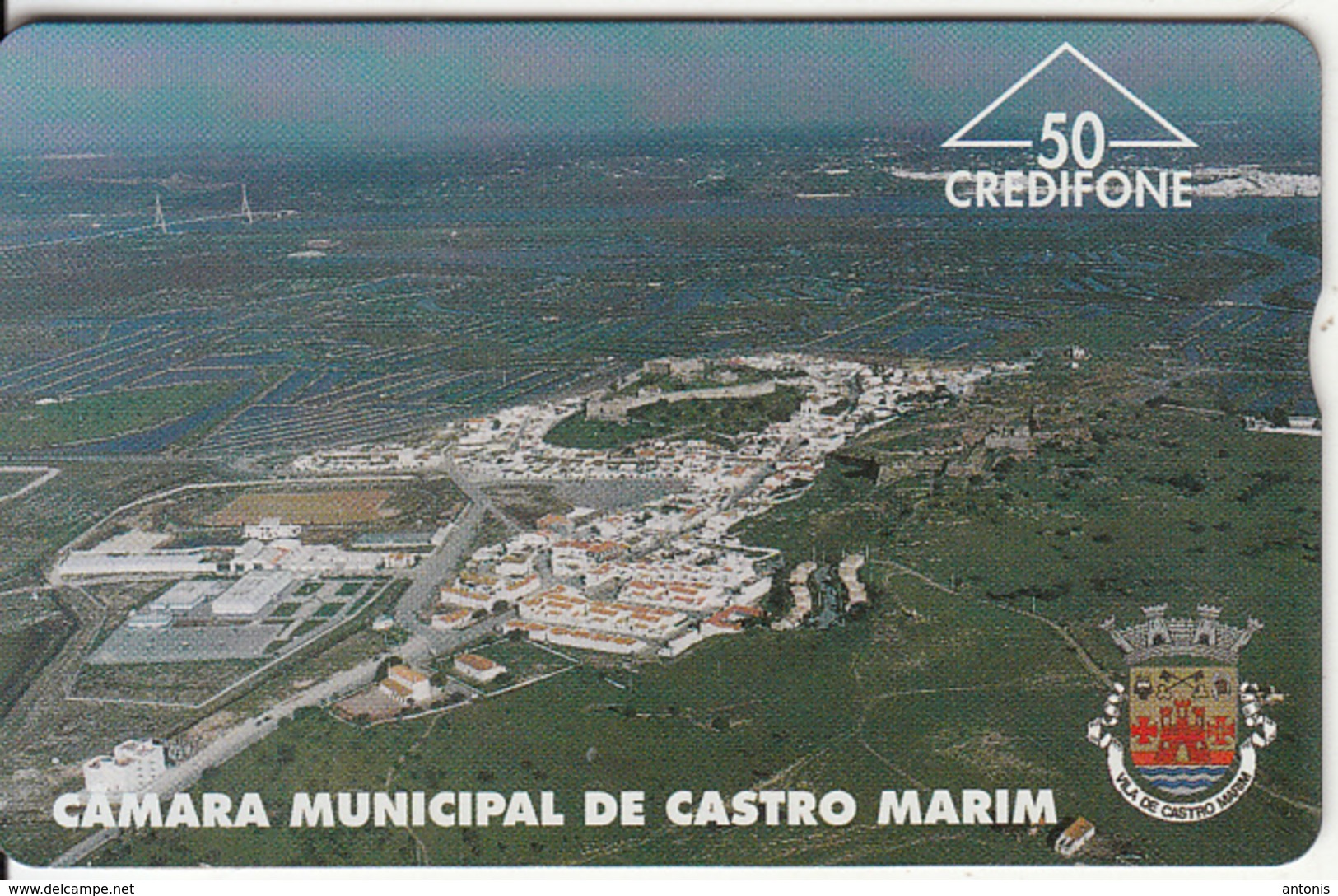 PORTUGAL(L&G) - Camara Municipal De Castro Marim/Vista(50 Units), CN : 606L, Tirage 6000, 06/96, Used - Portugal