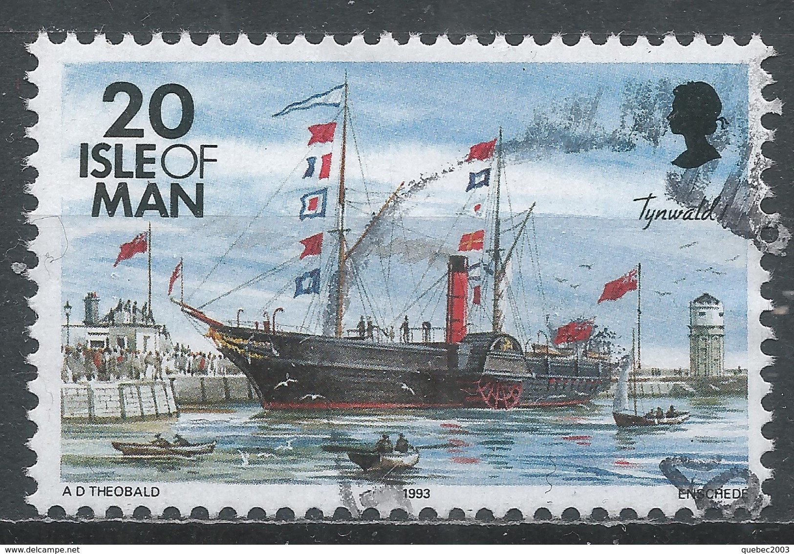 Isle Of Man 1993. Scott #543 (U) Ship's Tynwald I * - Man (Ile De)