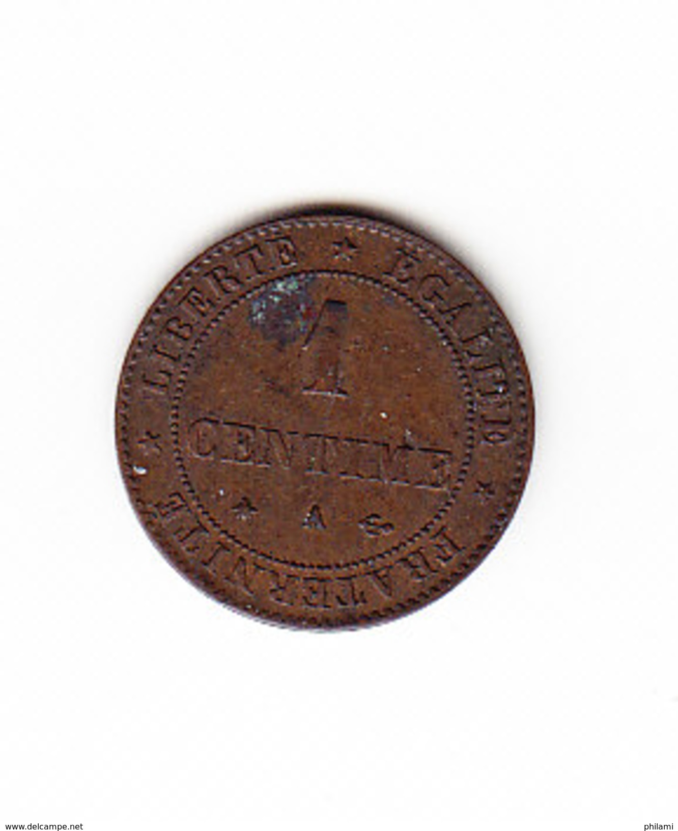 FRANCE KM 826.1, 1 Ct, 1872 A .   (DP162) - Autres & Non Classés