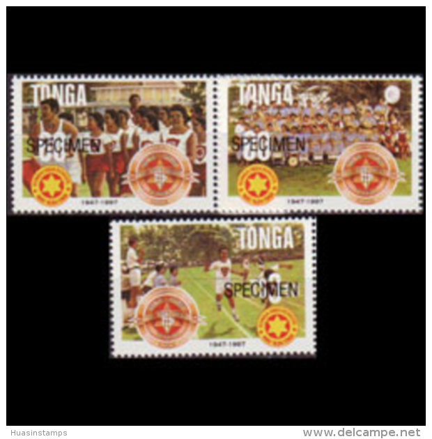 TONGA 1997 - Scott# 965-7 High School Specimen 60s-3.5p MNH - Tonga (1970-...)