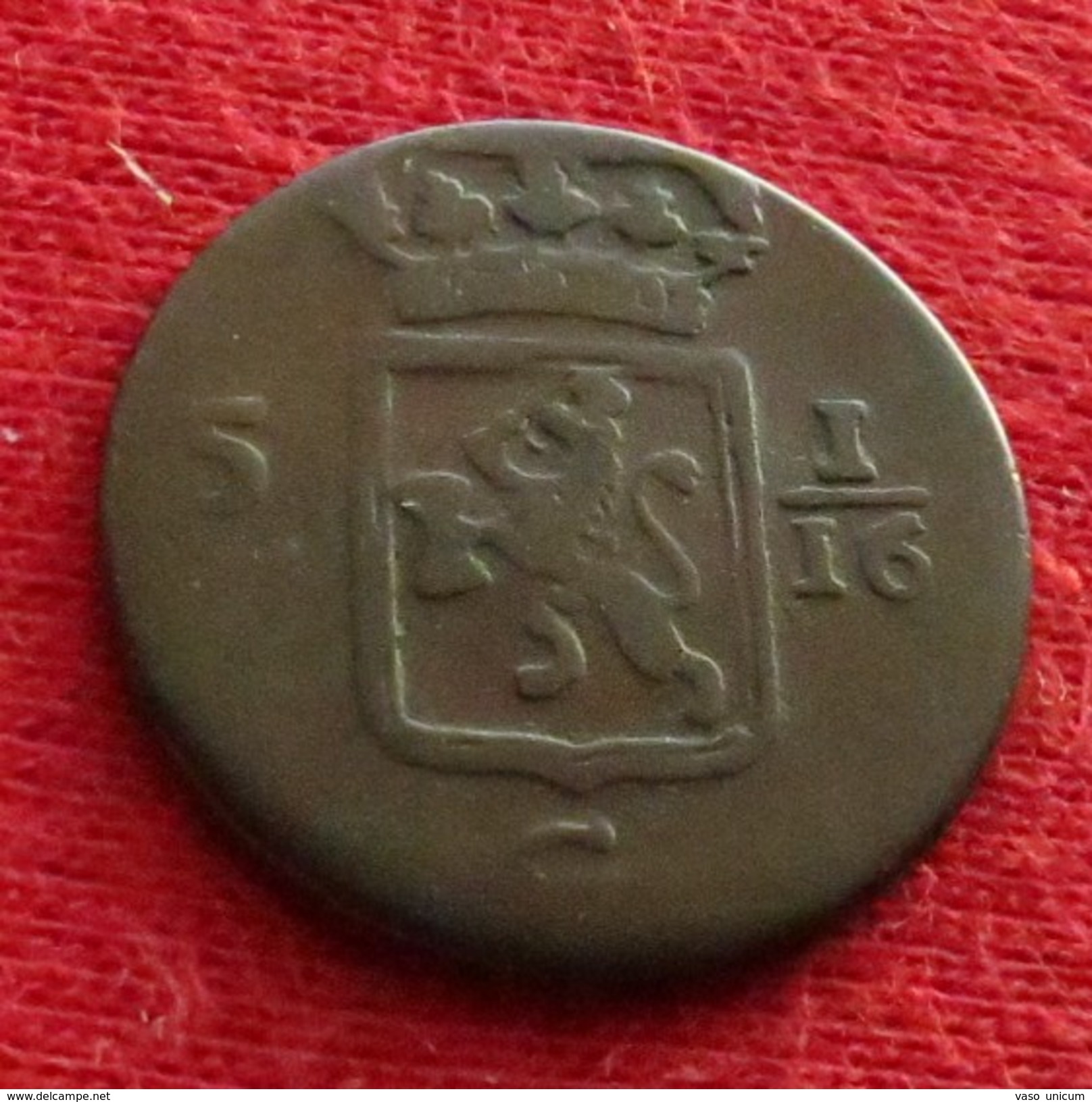 Sumatra 5. 1/16 Gulden 1815 - Autres – Asie