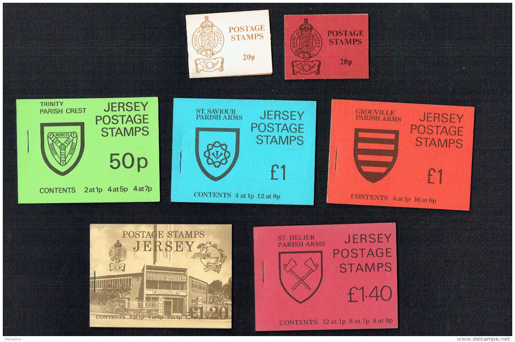 Group Of 7 Booklets From The 1970s - Under Face - Jersey