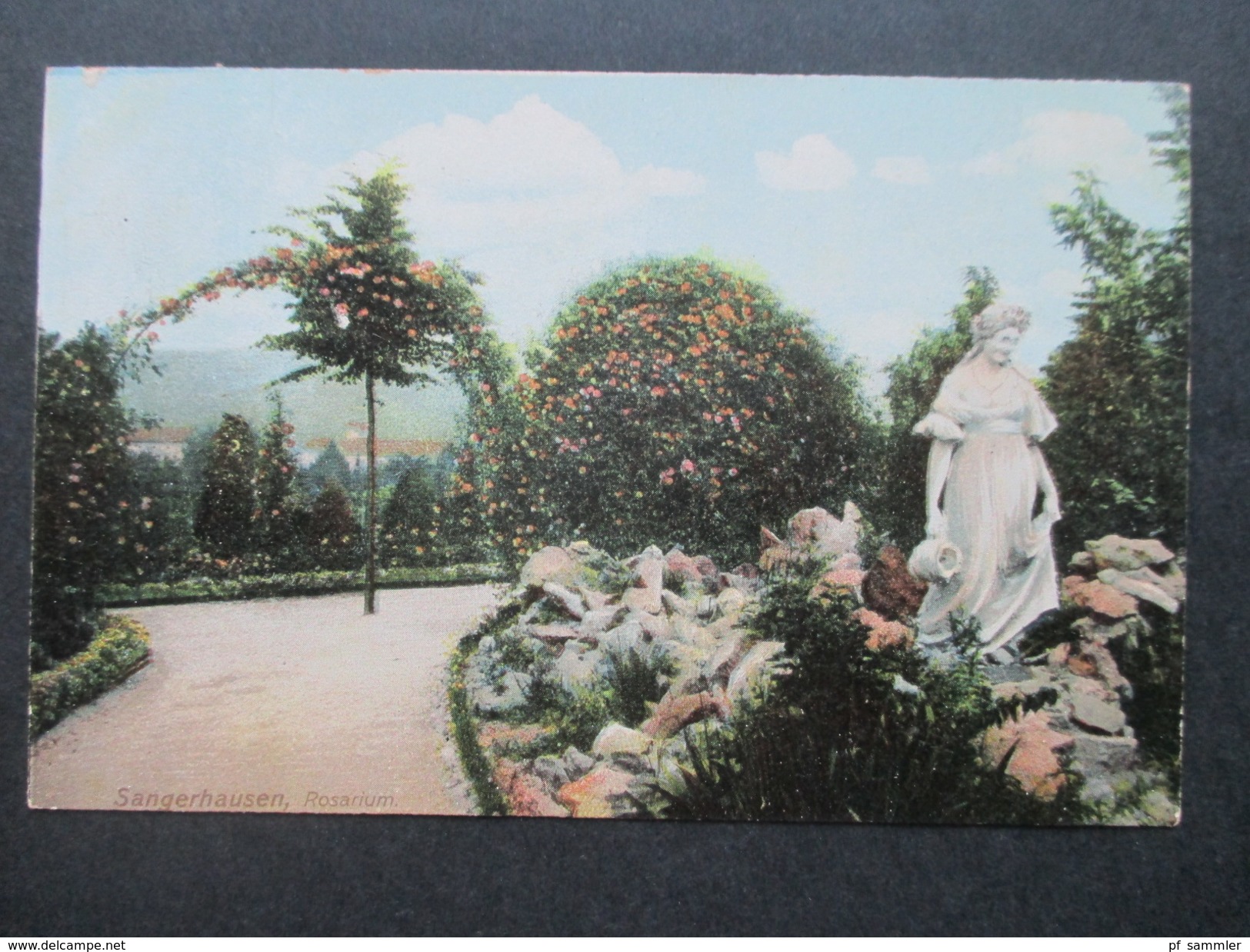 AK 1907 Sangerhausen Rosarium / Rosengarten. Ottmar Zieher, München. - Sangerhausen