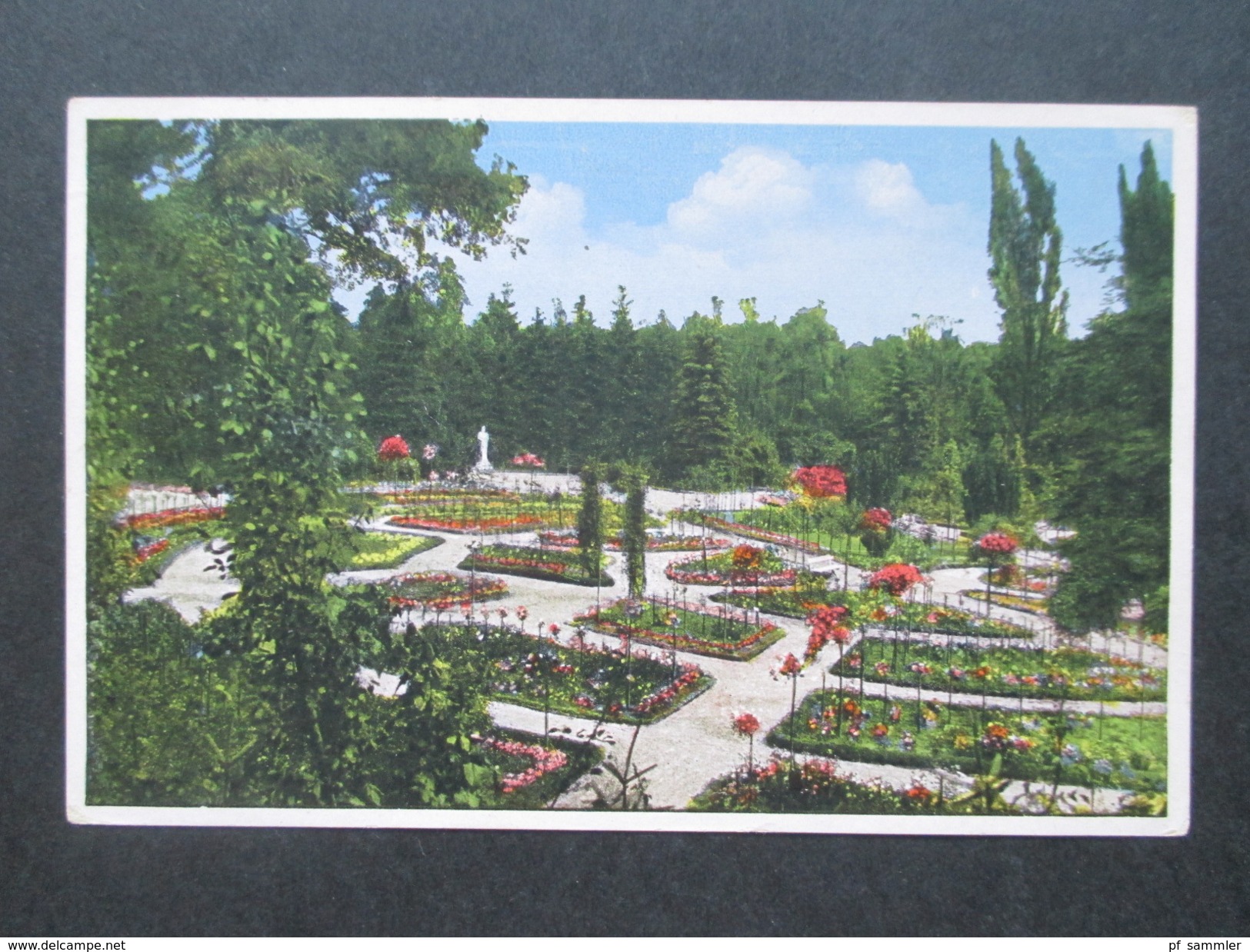 AK 1943 Sangerhausen Rosarium / Rosengarten. Rosenstadt. Verlag Trinks & Co. Leipzig Nr. 45 - Sangerhausen