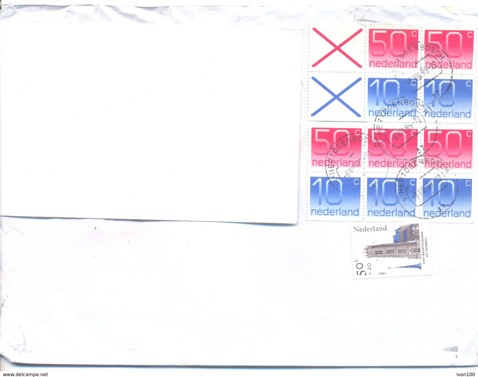 1999. Netherlands, The Letter Sent By Ordinary Post To Moldova - Cartas & Documentos