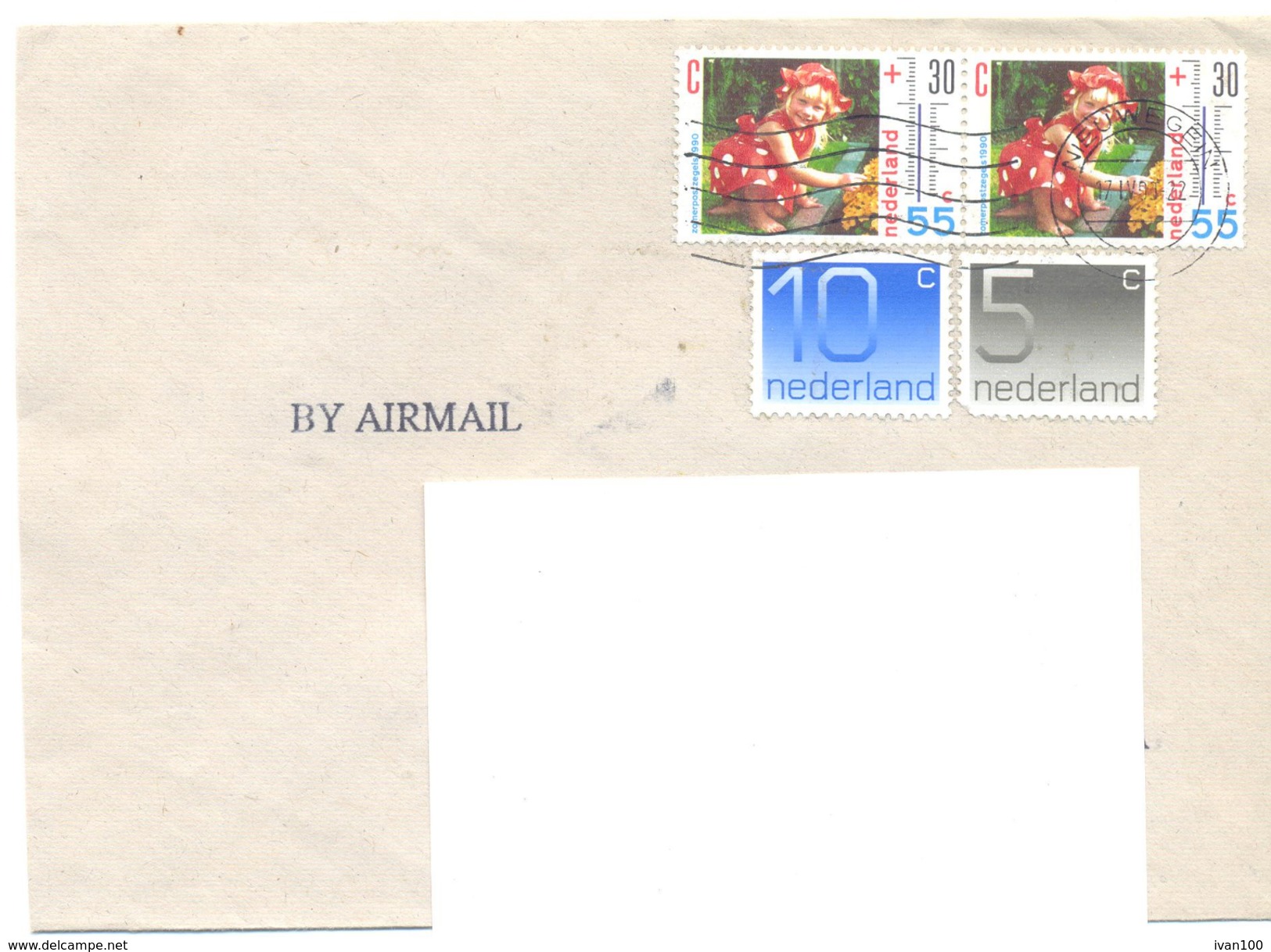 2000. Netherlands, The Letter Sent By Ordinary Post To Moldova - Lettres & Documents
