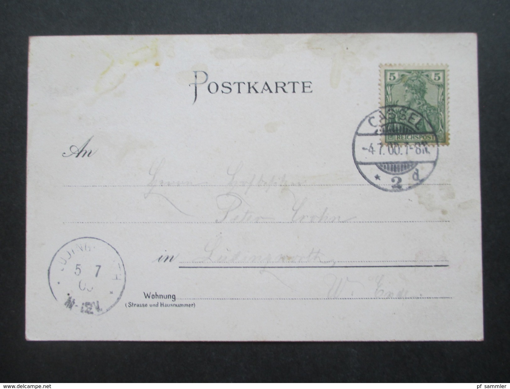 AK Künstlerkarte H. Otto 1900 Gruss Aus Cassel. Schloss Lac Und Herkules. Verlag Th. Wendisch Berlin - Kassel