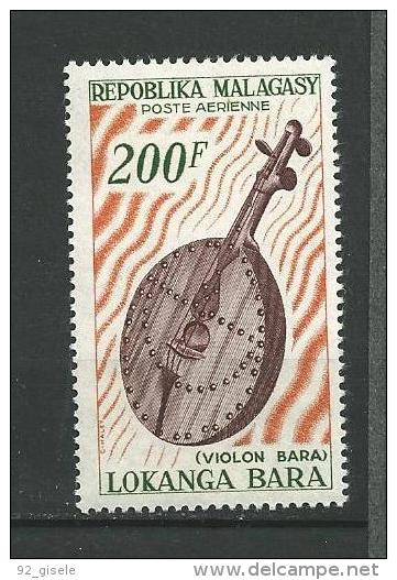 Madagascar Aerien YT 97 (PA) " Violon Bara " 1965 Neuf** - Madagascar (1960-...)