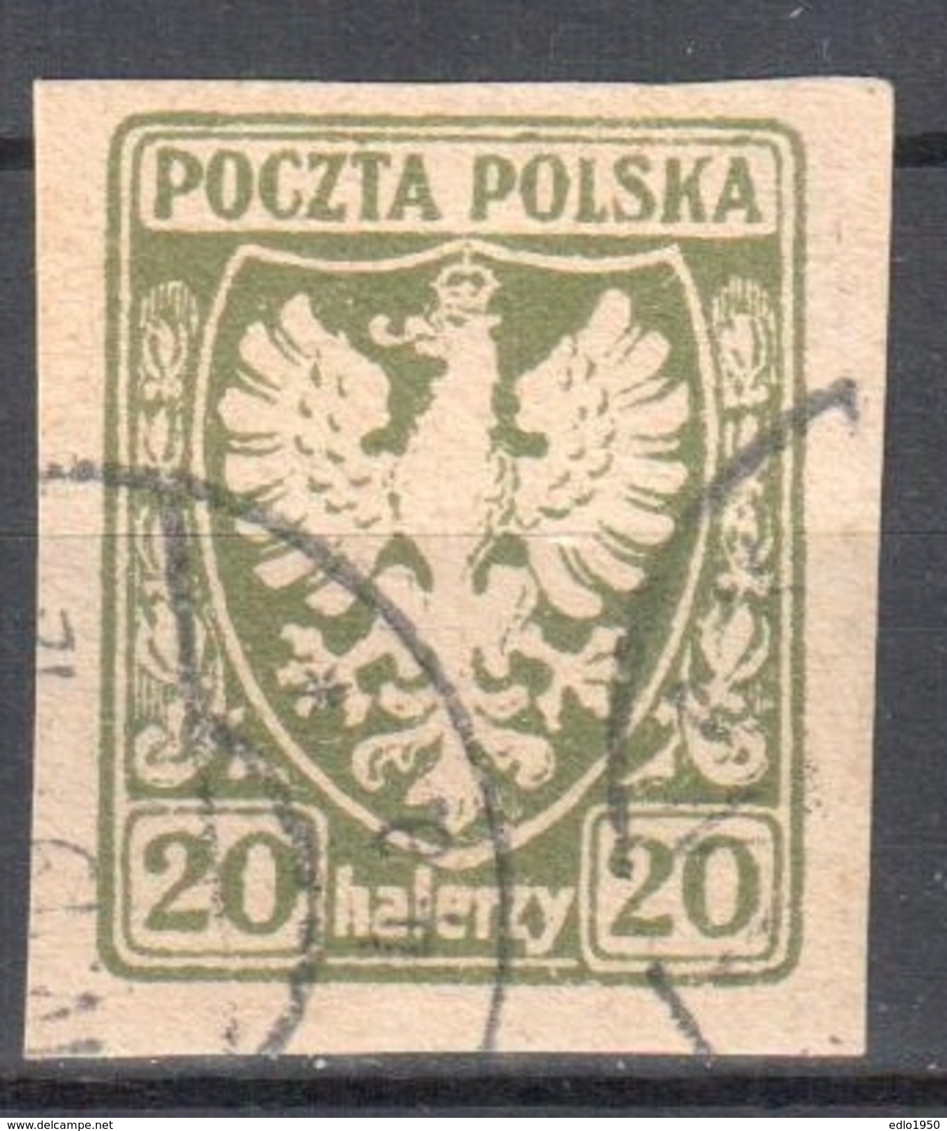 Poland 1919 - Polish Eagle - Mi.60 - Used - Gebraucht