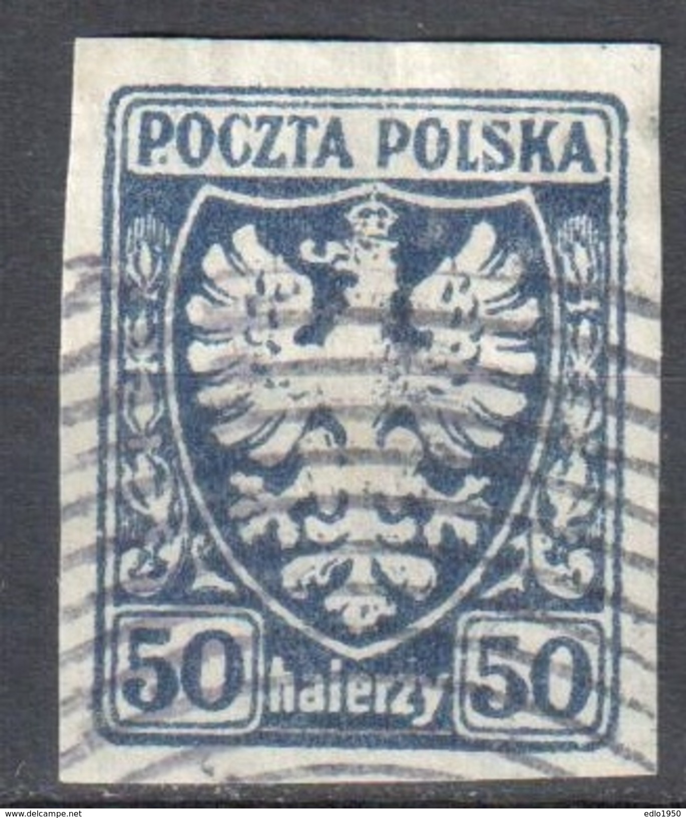 Poland 1919 - Polish Eagle - Mi.62 - Used - Gebraucht