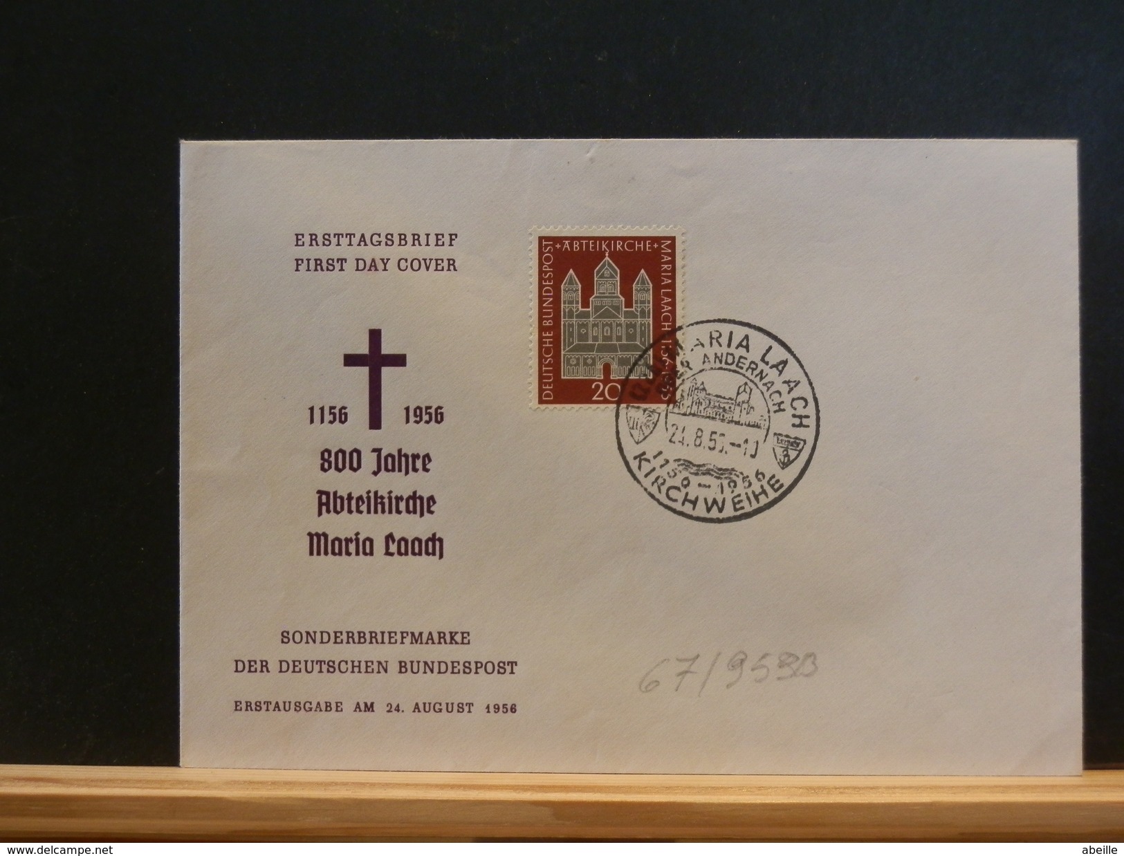 67/960B  FDC  ALLEMAGNE  1956 - Other & Unclassified