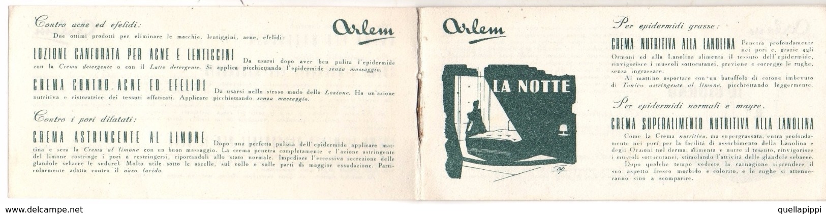 05650 "ARLEM - PRODOTTI COSMETICI E PER LA CURA DEL CORPO - ARLEM CHEMICAL INC. - NEW YORK U.S.A. " OPUSCOLO ORIGINALE - Altri & Non Classificati